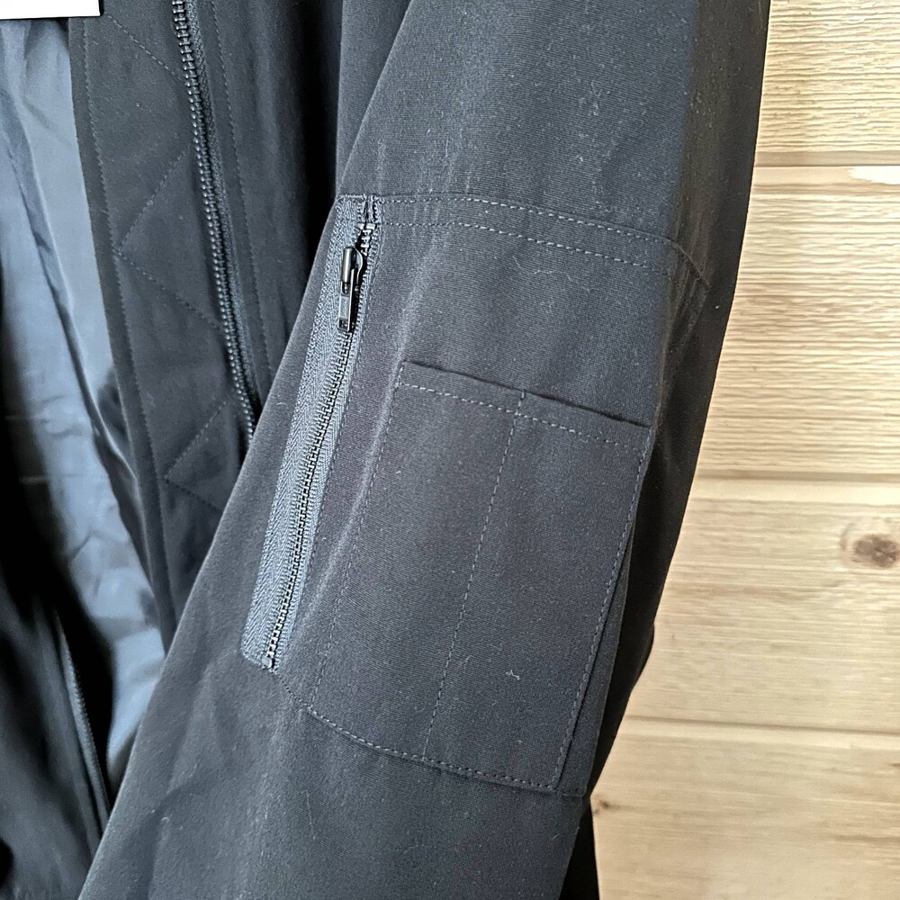 Glassons Oversized Utility Bomber Jacket in Black NWT - Picture 5 of 7